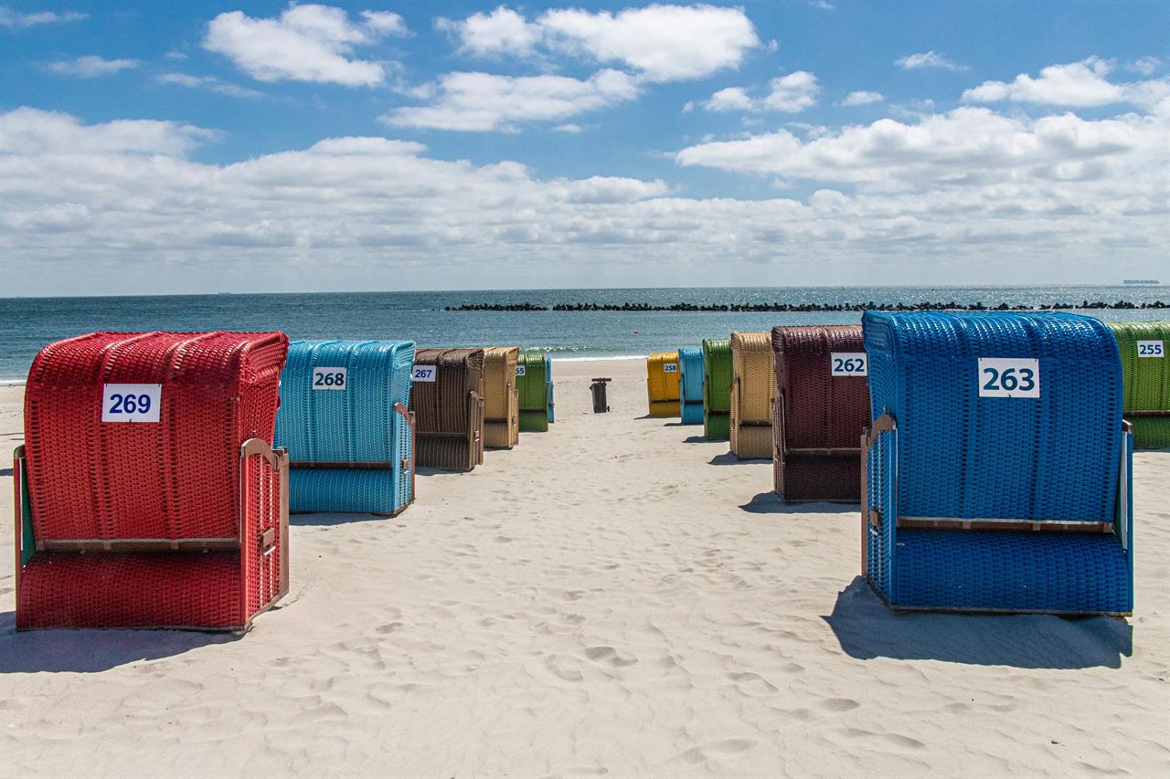 Haus Sietland - Ferienwohnung Helgoland mit Blick auf die Düne