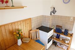 Küche der Ferienwohnung im Erdgeschoss