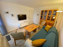 Wohnzimmer der Ferienwohnung im Erdgeschoss, weitere Ansicht