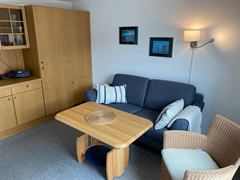 Wohnzimmer der Ferienwohnung im Obergeschoss, weitere Ansicht